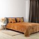 Покривало ТЕП VELOUR 150х210 см кавовий/ромб круглий