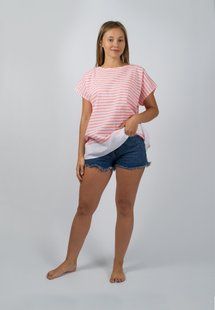 Пляжна туника Barine White Imbat Shirt papaya S M