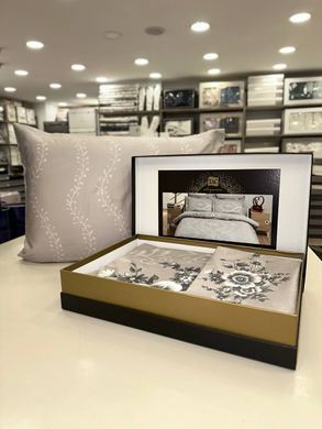 Сімейний комплект TAC Louvre Grey Сатин-Delux