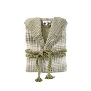 Халат Lotus Home Lilya muslin olive L XL
