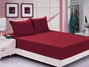 Постельное белье Ранфорс Летний РЛ316 Leleka-Textile 160х200+25 бордовый