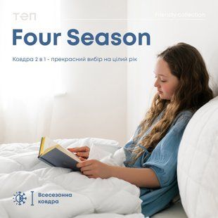 Ковдра FOUR SEASONS 180х210 см 150 г/250г/м2 microfiber
