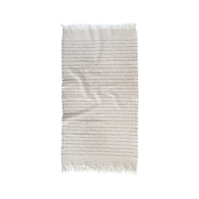 Полотенце из льна Lotus Home - Line черное 50*90
