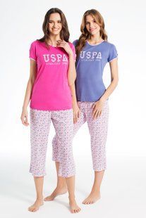Домашняя одежда US Polo Assn Футболка и бриджи 15601 синие S
