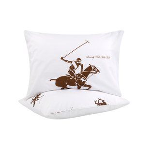 Наволочки Beverly Hills Polo Club BHPC 004 Brown 50*70 2 од