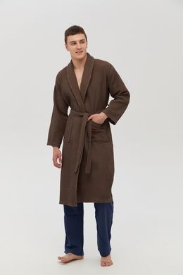 Халат Lotus Home Waffle brown 2XL
