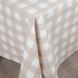Скатерть водоотталкивающая Panama 160х200 см Light Brown Check