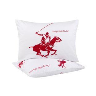 Наволочки Beverly Hills Polo Club BHPC 004 Red 50*70 2 од