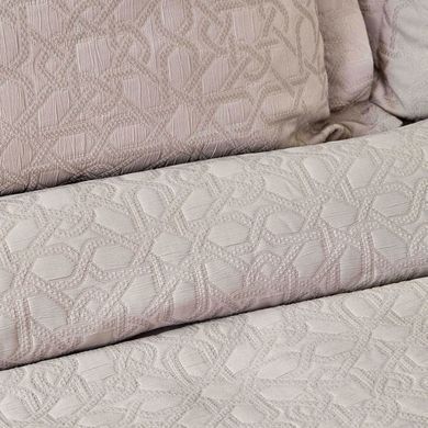 Покривало з наволочкою Karaca Home Back To Basic vizon 160x240 полуторний