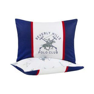 Наволочки Beverly Hills Polo Club BHPC 001 Dark Blue 50*70 2 од