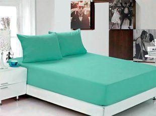 Постельное белье Ранфорс Летний РЛ325 Leleka-Textile 160х200+25 бирюзовый