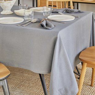 Скатерть Karaca Home 4 Element Hava Ates antrasit антрацит 160*240