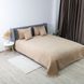 Покривало ТЕП VELOUR 150х210 см золотий беж/ромб круглий