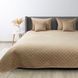 Покривало ТЕП VELOUR 150х210 см золотий беж/ромб круглий
