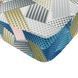 Простынь Iris Home ранфорс Mosaic 140*200+25 на резинке