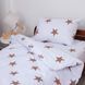 Комплект постільної білизни ТЕП Soft dreams Зірки какао 50x70 підлітковий