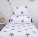 Комплект постільної білизни ТЕП Soft dreams Зірки какао 50x70 підлітковий