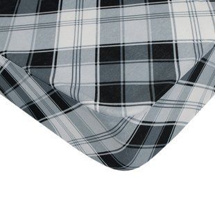 Простынь Iris Home ранфорс Brok серый 160*200+25 на резинке