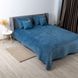 Покрывало ТЕП VELOUR 180x240 см синий ромб круглый
