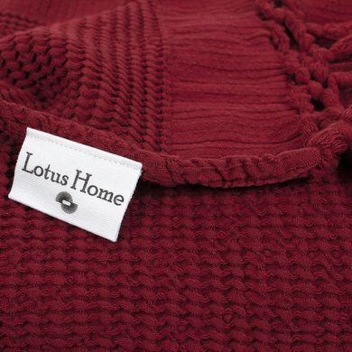 Плед Lotus Home - Rius red червоний 130*170