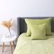 Покрывало ТЕП VELOUR 180x240 см салатове ромб круглый