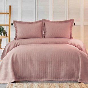 Покривало з наволочкою Karaca Home Charm bold a.murdum світло-фіолетовий 160x240 полуторний
