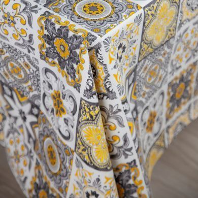 Скатерть водоотталкивающая Panama 180х220 см Gray provence