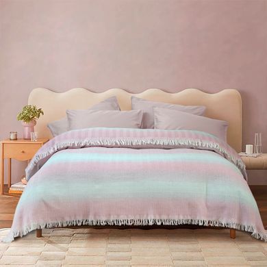 Покривало Lotus Home - Lagos рожевий/м'ятний 230*240