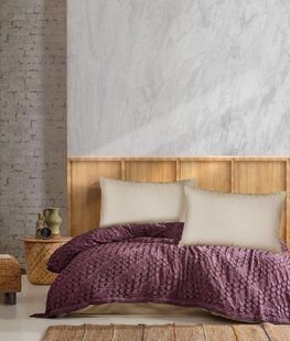 Жакардовий піке Saheser Enza murdum 220х240 см