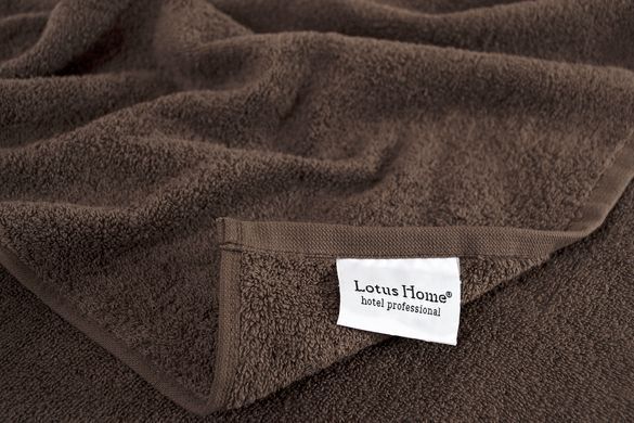 Рушник Lotus Home - Hotel Basic коричневий 70*140 (16/1) 450 г/м&sup2;