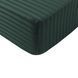 Простирадло Iris Home Готель Сатин Страйп 1x1 смагд 100x200x25 на гумці