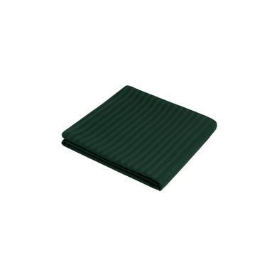 Простынь Iris Home Отель Сатин Страйп 1*1 изумруд 140*200*25 на резинке