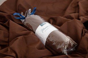 Простирадло НАТХНЕННЯ з резинкою 160х200 см Какао