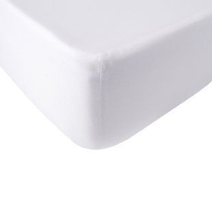 Простирадло Iris Home Готель Сатин Класік білий 180x200x25 на резинці