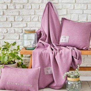 Плед Karaca Home Softy Comfort lila ліловий 130x170