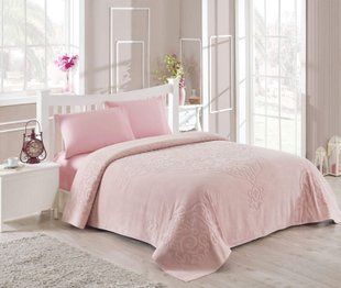 Покрывало махровое TAC Dama Pink 200&times;220 см