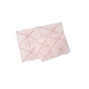 Набір килимків Irya Nadia pembe рожевий 60x90+40x60