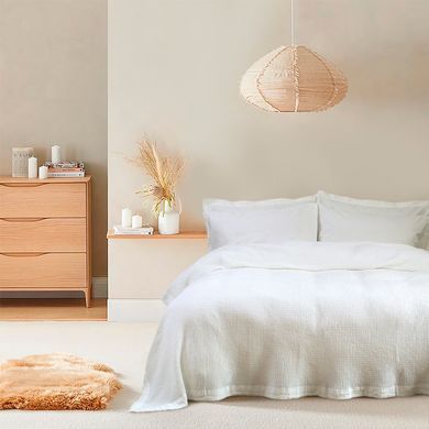 Покрывало Lotus Home Rius off white молочный 240х260