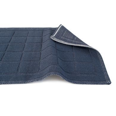 Набір килимків Karaca Home Kelly Quatro indigo індиго 50x80+50x40