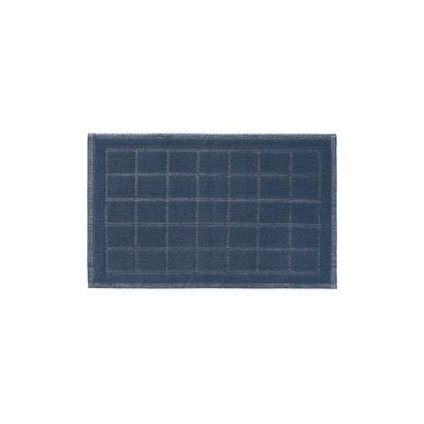 Набір килимків Karaca Home Kelly Quatro indigo індиго 50x80+50x40