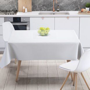 Скатерть водоотталкивающая Panama 180х220 см White