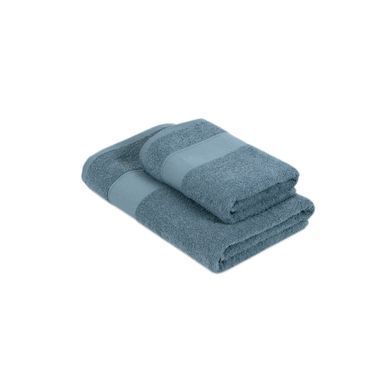Полотенце махровое Lotus Home Dena navy серо-синий 50*90