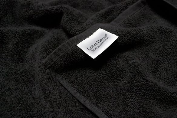 Рушник Lotus Home - Hotel Basic чорний 30*50 (16/1) 500 г/м&sup2;