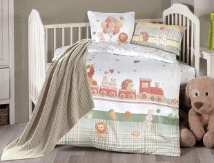 Комплект постільної білизни для немовлят First Choice Toys Бамбук + Плед в'язаний