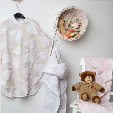 Пончо дитяче Irya Bear bej Pancosu бежевий