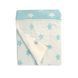 Плед мікроплюш Barine Star Patchwork throw mint ментоловий 130x170