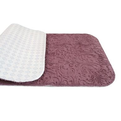 Набір килимків Karaca Home Delora murdum фіолетовий 60x100+50x60