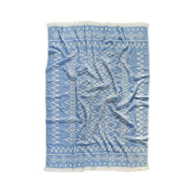 Покрывало Barine Kilim Throw Blue 130х170 голубой