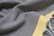 Рушник Barine Pestemal Basak 95x165 Grey-Yellow сірий-жовтий