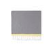 Рушник Barine Pestemal Basak 95x165 Grey-Yellow сірий-жовтий
